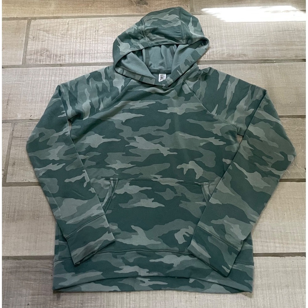 Athleta Girl Hoodie Size XL Extra Large‎ 14 In Your Element Green Hooded Soft